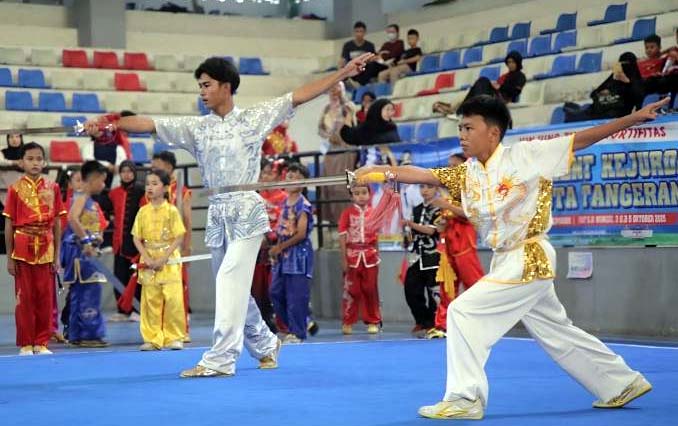 Open Tournament Kejurda Wushu Kota Tangerang Vol 2 Diikuti 260 Atlet