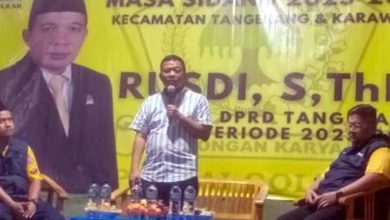 Serap Aspirasi, Ketua DPRD Kota Tangerang Menggelar Reses di Cimone Permai