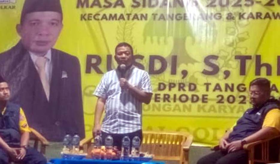 Serap Aspirasi, Ketua DPRD Kota Tangerang Menggelar Reses di Cimone Permai
