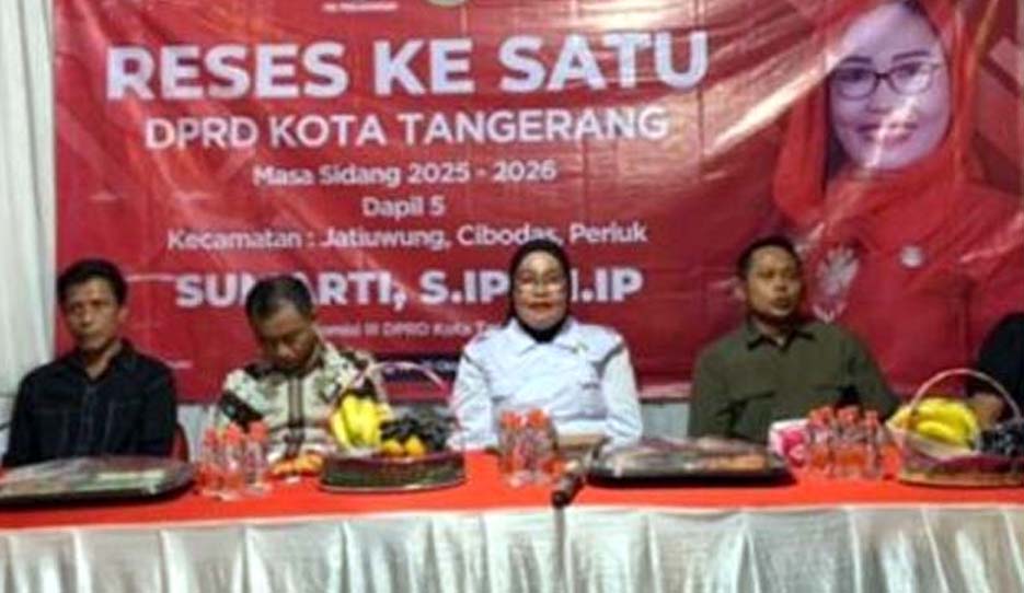 Serap Aspirasi, Ketua Komisi III DPRD Kota Tangerang Menggelar Reses di Periuk