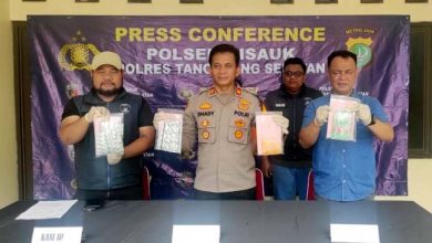 Polsek Cisauk Amankan Penjual Obat Keras di Setu Tangsel