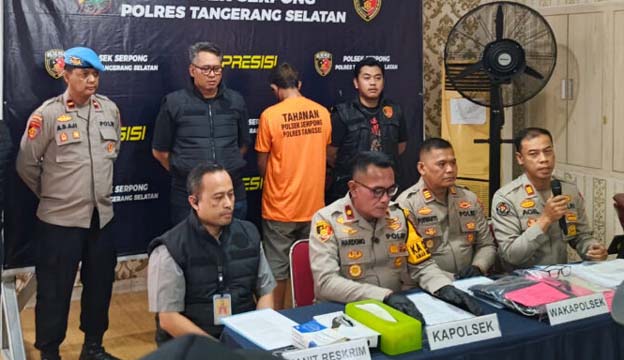 Polsek Serpong Langsung Tangkap Suami yang Menabrakan Motor ke Istri