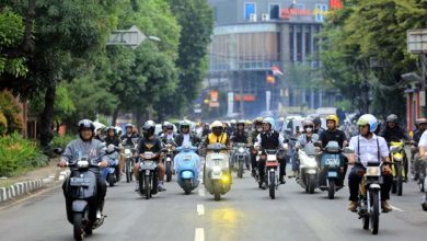AMPI Kota Tangerang Gelar Nyoride Bareng Komunitas Motor