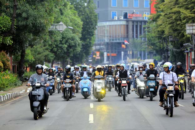 AMPI Kota Tangerang Gelar Nyoride Bareng Komunitas Motor