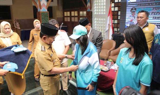 Kontingen Atlet Pelajar Kota Tangerang Siap Berlaga di POPNAS XVII