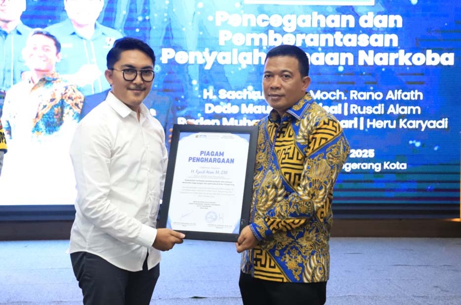 Ketua DPRD Dorong KNPI Kota Tangerang Terus Sosialisasikan Bahaya Narkoba