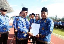 Walikota Tangerang Serahkan SK Pengangkatan 5.591 PPPK Paruh Waktu