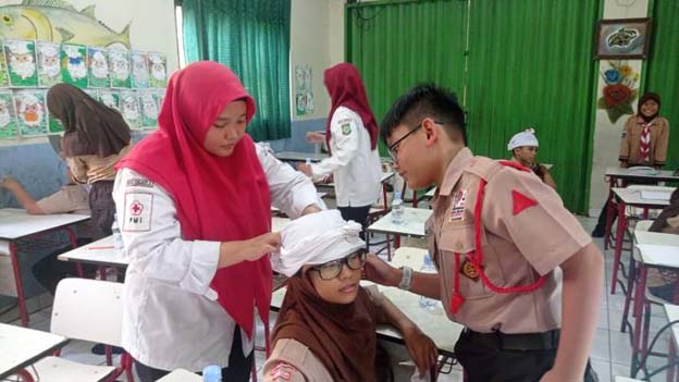 PMI Kota Tangerang Gelar Pelatihan Kepada Siswa Menjadi Dokter Kecil