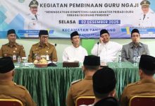 Wakil Ketua II DPRD Jadi Narasumber dalam Pembinaan Guru Ngaji Tingkat Kecamatan