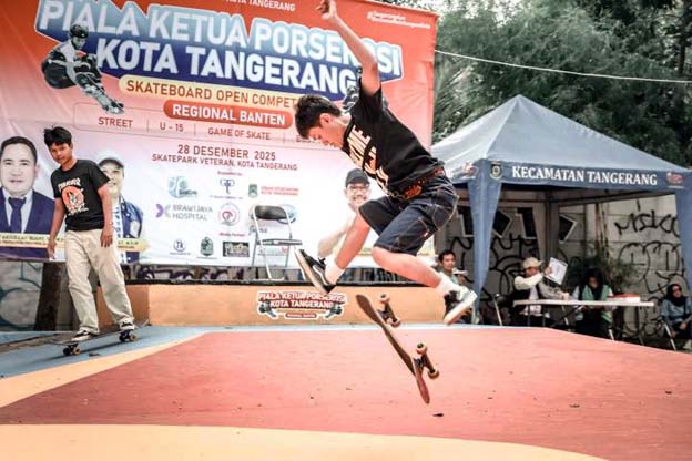 Porserosi Kota Tangerang Gelar Turnamen Skateboard U-15 Banten