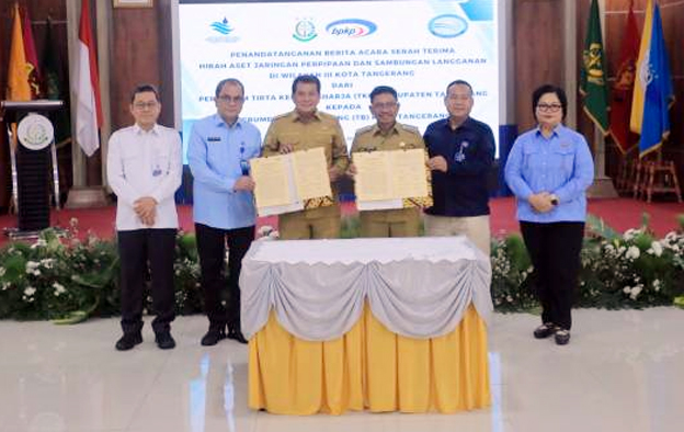 Pemkot Tangerang Terima Hibah 30 Ribu Akses Sambungan Air Bersih