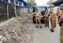 Walikota Sachrudin Tinjau Penataan Akses Menuju RSUD Panbar