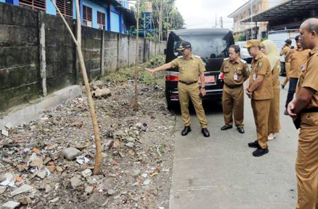 Walikota Sachrudin Tinjau Penataan Akses Menuju RSUD Panbar