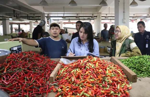 Pemkot Tangerang Cek Pasokan dan Harga Pangan di Pasar Tradisional