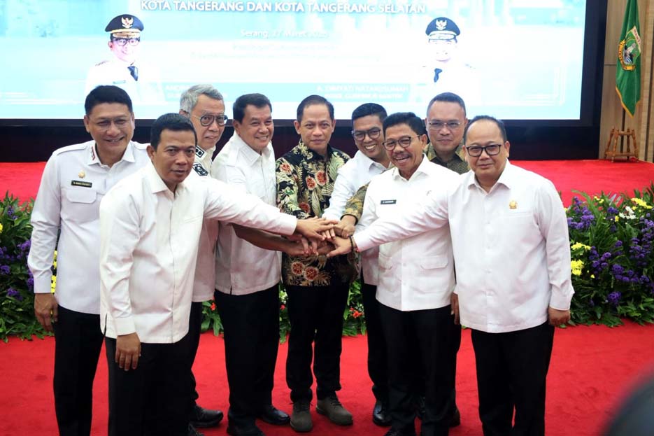 Ketua DPRD Kota Tangerang Hadiri Acara Penandatanganan MoU dan Rapat PSEL