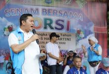 HUT ke-5 PORSI, Maryono: Terus Aktif Ajak Warga Berolahraga