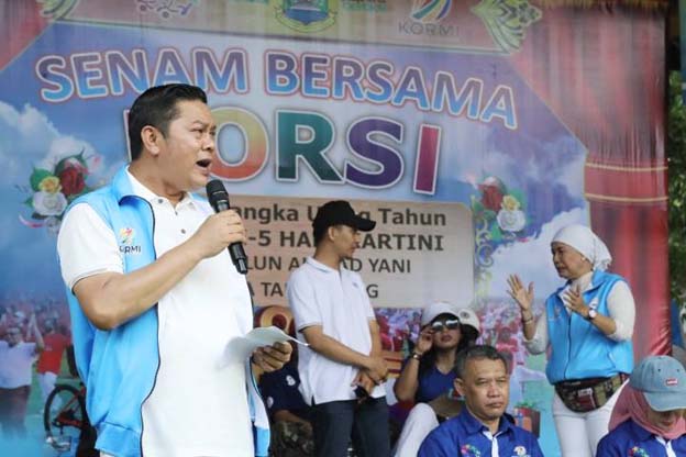HUT ke-5 PORSI, Maryono: Terus Aktif Ajak Warga Berolahraga
