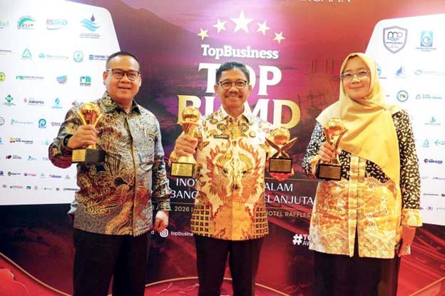 Perumda TB Kota Tangerang Raih Bintang 5 TOP BUMD Award 2026
