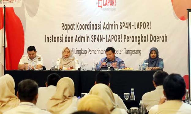Diskominfo Kabupaten Tangerang Gelar Rakor Admin SP4N LAPOR