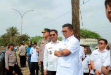 Sachrudin Dampingi Andra Soni Tinjau Normalisasi Situ Bulakan