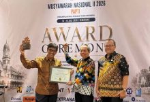 Pemkot Tangerang Raih Pelayanan SLF Terbaik PAPTI Award 2026