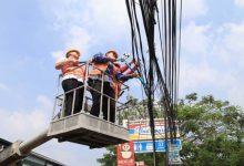 Pemkot Tangerang dan Pemprov Banten Tertibkan Kabel Udara