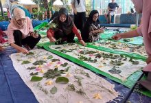 DPAD Kota Tangerang Gelar Pelatihan Ecoprint di Cibodas Baru