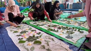 DPAD Kota Tangerang Gelar Pelatihan Ecoprint di Cibodas Baru