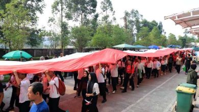 Ribuan Pemuda di Kota Tangerang Kirab Merah Putih Sepanjang 81 Meter