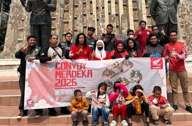 WMS Menggelar Riding Bareng Honda Community Convoy Merdeka