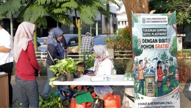 DLH Tangsel Hadirkan Program Tukar Sampah dengan Bibit Pohon