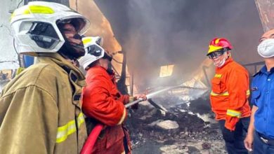 66 Personel BPBD Tangani Kebakaran Pabrik di Batuceper