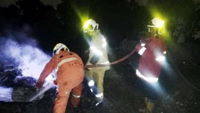 BPBD Kota Tangerang Tangani Kebakaran Sampah di Ciledug