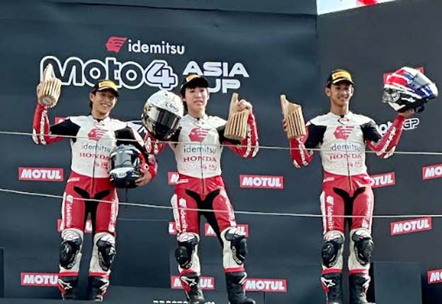 Pebalap AHM Badly Raih Podium IM4AC untuk Indonesia di Motegi